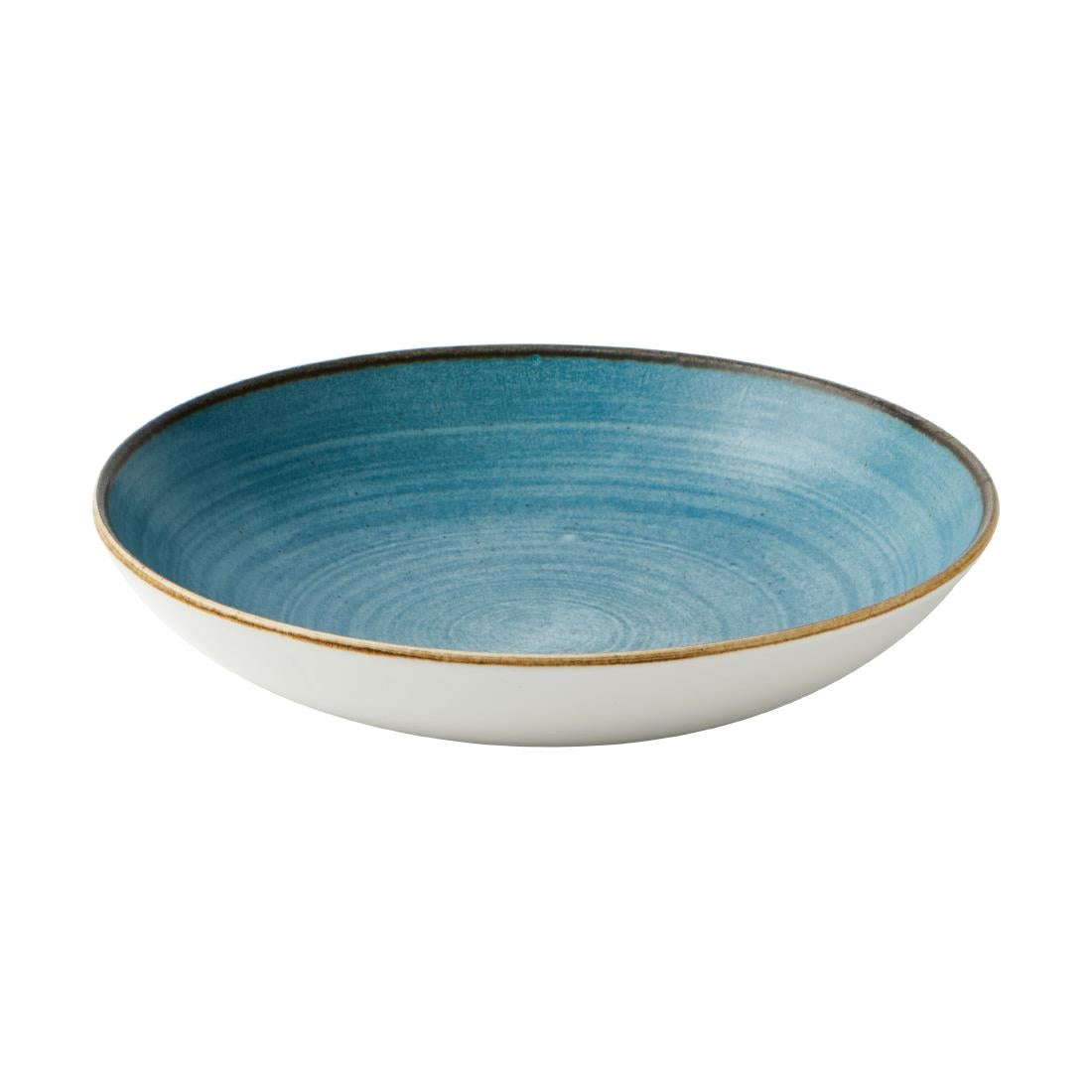 Churchill Stonecast Raw Evolve Coupe Bowls Teal 248mm (Pack of 12) - CX661 Bowls Churchill