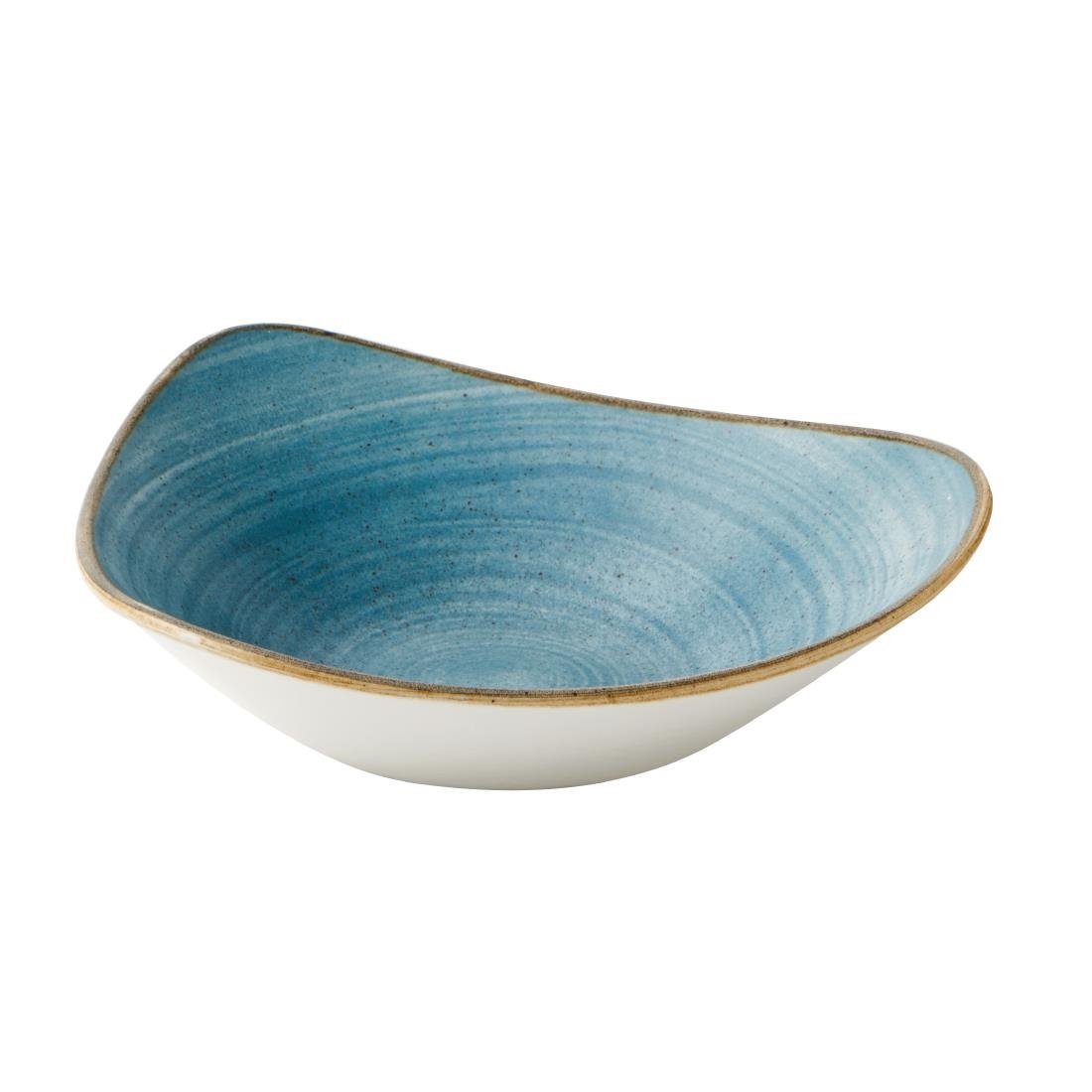 Churchill Stonecast Raw Lotus Bowls Teal 228mm (Pack of 12) - CX667 Bowls Churchill