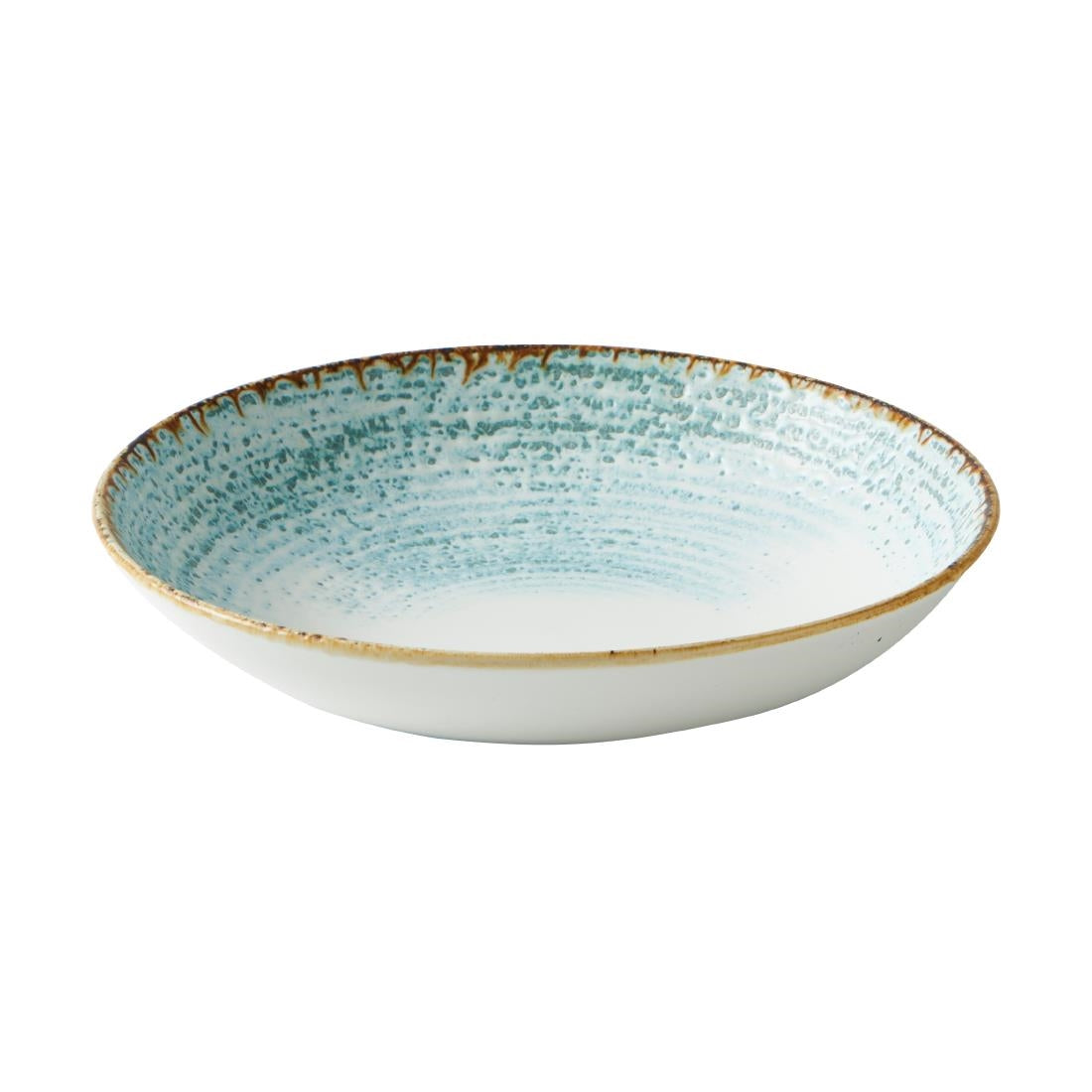 Churchill Homespun Accents Aquamarine Evolve Coupe Bowls 248mm (Pack of 12) - CX671 Bowls Churchill