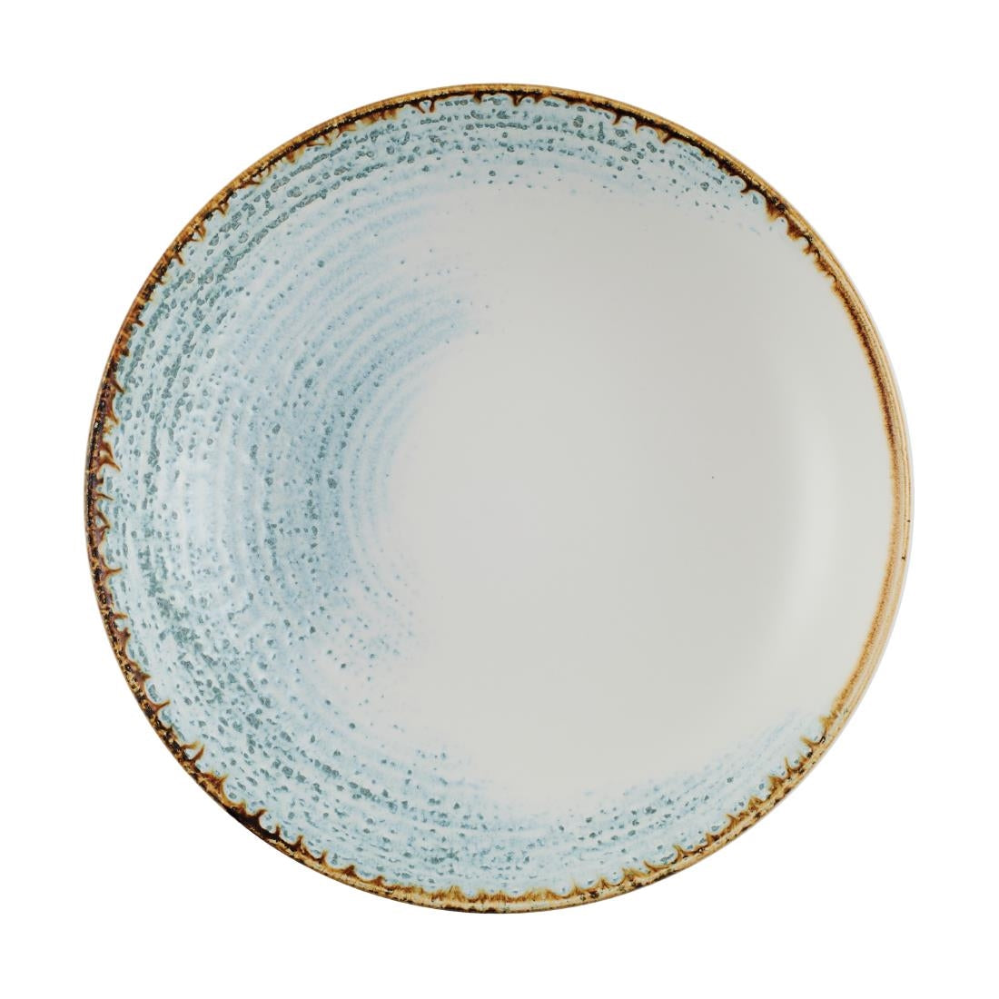 Churchill Homespun Accents Aquamarine Evolve Coupe Bowls 248mm (Pack of 12) - CX671 Bowls Churchill