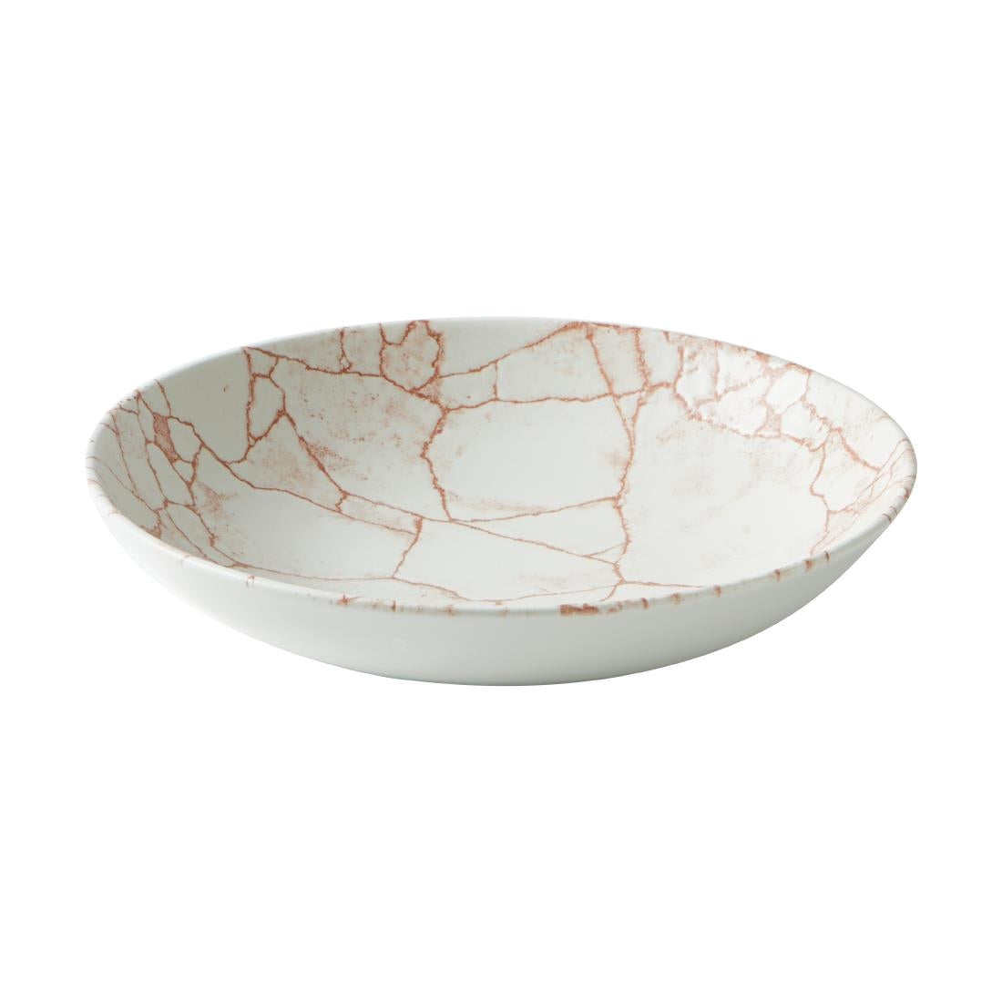 Churchill Studio Prints Kintsugi Evolve Coupe Bowls Coral 248mm (Pack of 12) - CX681 Bowls Churchill
