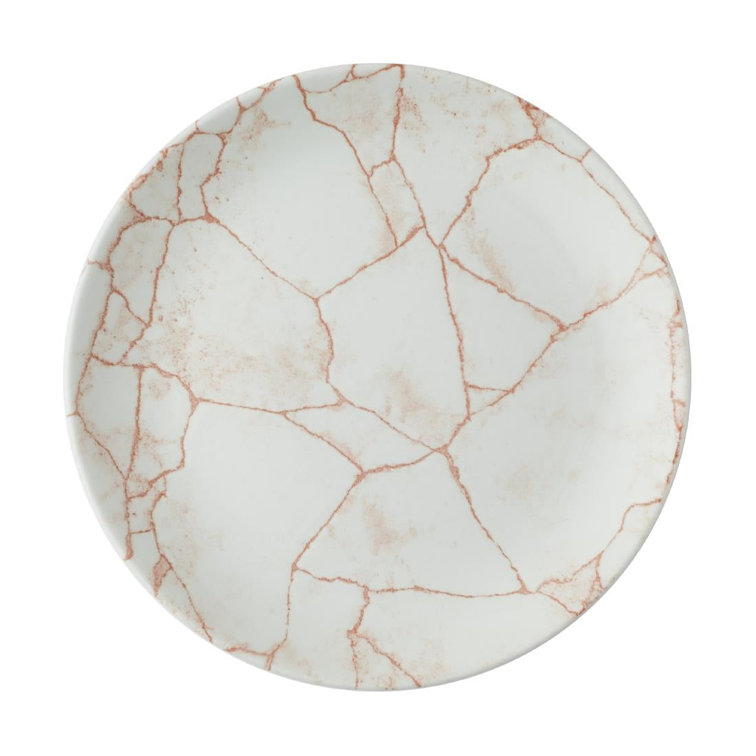 Churchill Studio Prints Kintsugi Evolve Coupe Plates Coral 220mm (Pack of 12) - CX682 Plates Churchill