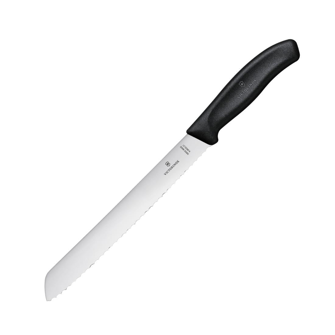 Victorinox Bread Knife Serrated Edge Black 21cm - CX745 Victorinox