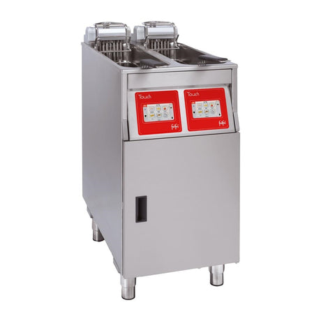 FriFri Touch 422 Electric Free Standing Twin Tank Filtration Fryer TL422M32G0 - CX897 Freestanding Electric Fryers FriFri