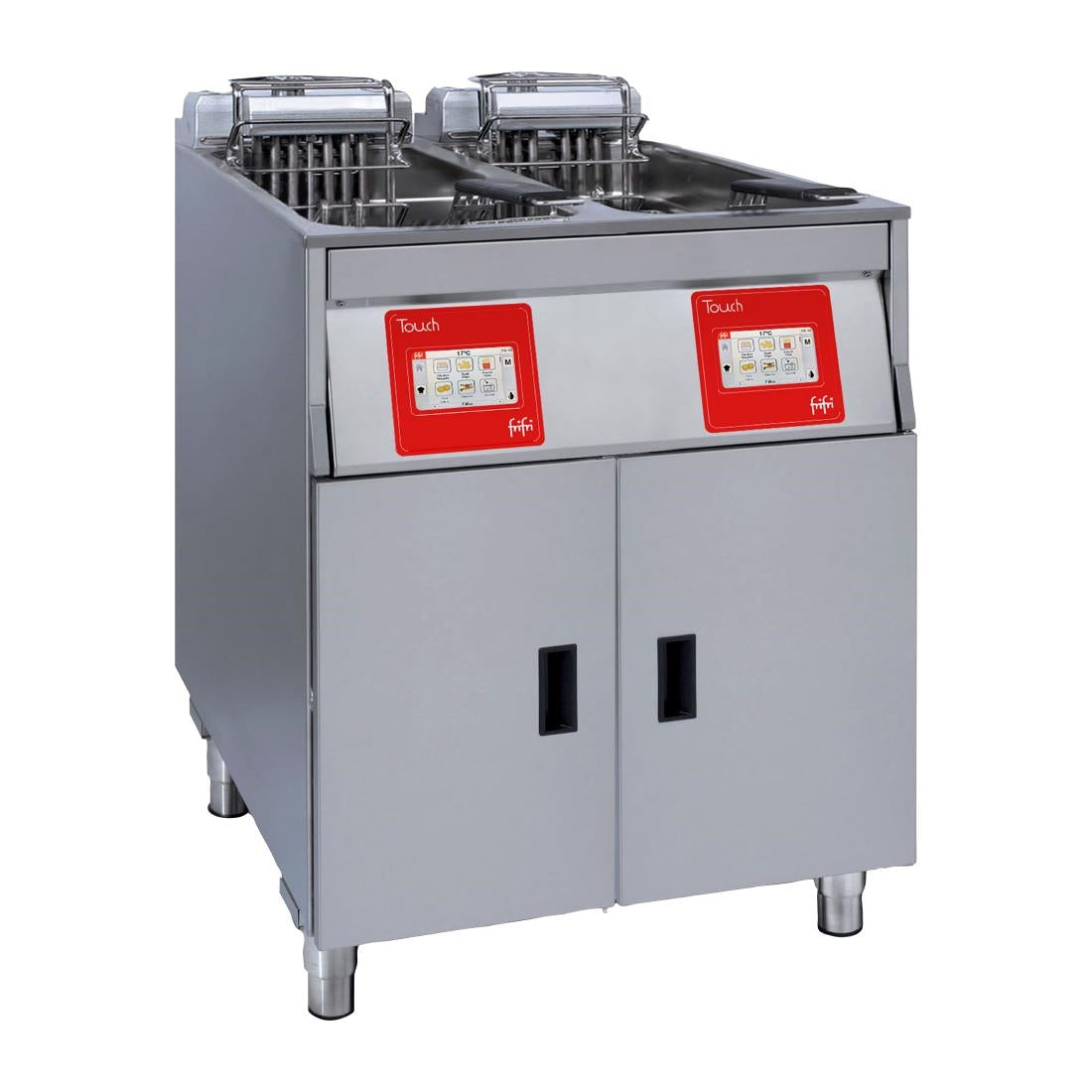 FriFri Touch 622 Electric Free Standing Twin Tank Filtration Fryer TL622H32G0 - CX898 Freestanding Electric Fryers FriFri