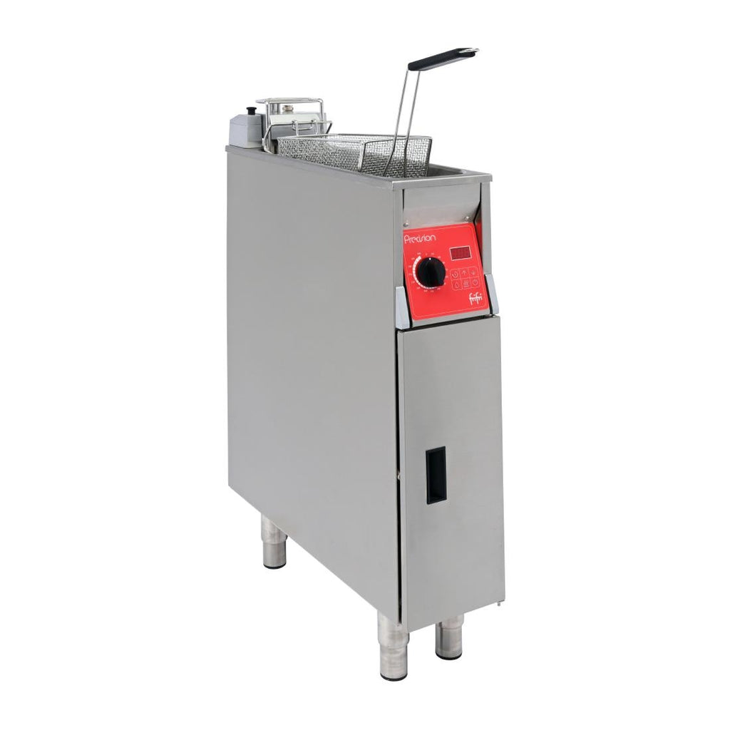 FriFri Precision 211 Electric Free Standing Single Tank Filtration Fryer PL211M31G0 - CX900 Freestanding Electric Fryers FriFri