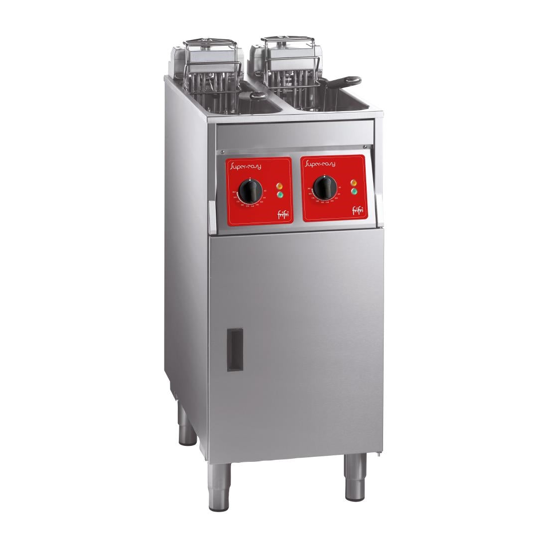FriFri Super Easy 422 Electric Free Standing Twin Tank Fryer SL422L32N0 - CX907 Freestanding Electric Fryers FriFri