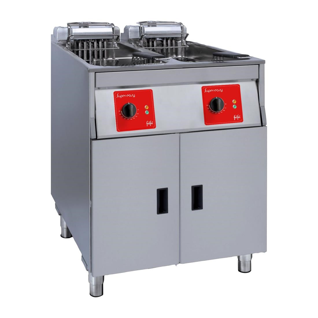 FriFri Super Easy 622 Electric Free Standing Twin Tank Fryer SL622H32N0 - CX908 Freestanding Electric Fryers FriFri