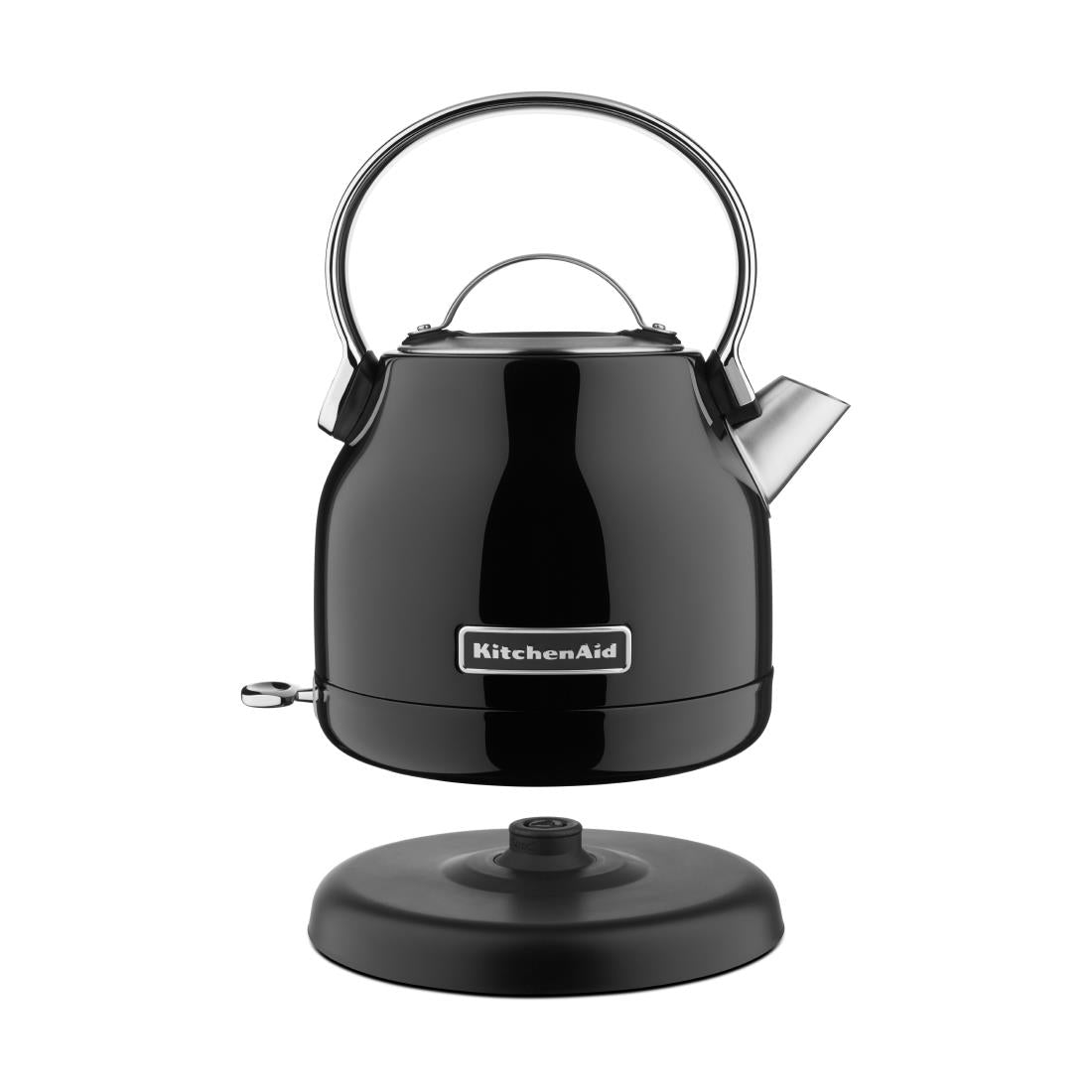 KitchenAid Classic Kettle Black 1.25Ltr 5KEK1222BOB - CX938 Kitchenaid