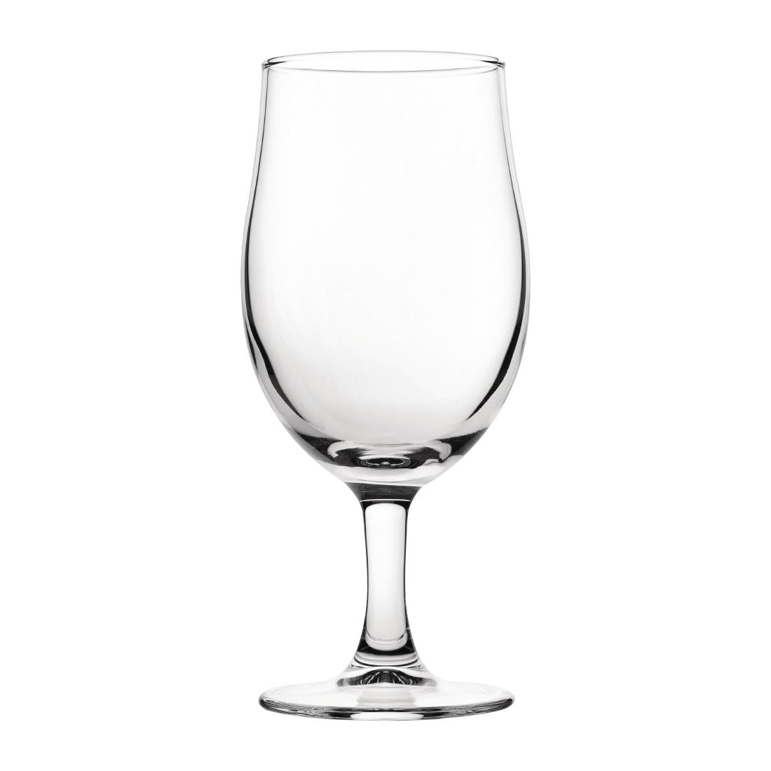 Utopia Nucleated Toughened Draught Beer Glasses 280ml CE Marked (Pack of 12) - CY328 Beer Glasses Utopia