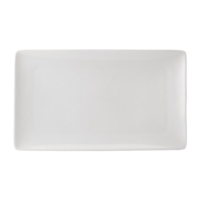 Utopia Pure White Rectangular Plates 210 x 350mm (Pack of 12) - CY462 Plates Utopia