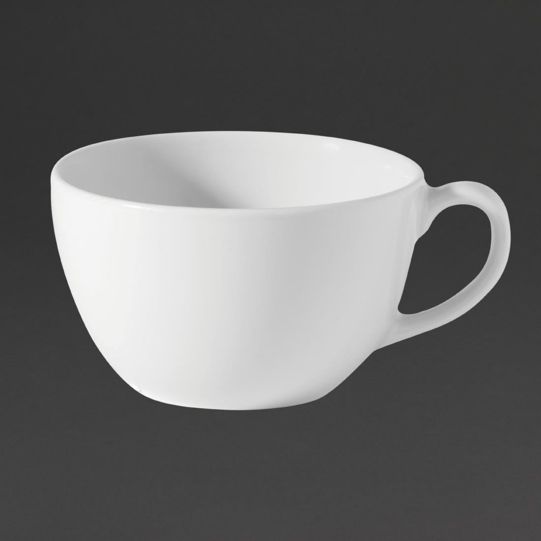 Utopia Titan Bowl-Shaped Cups White 340ml (Pack of 36) - CY487 Cups and Mugs Utopia