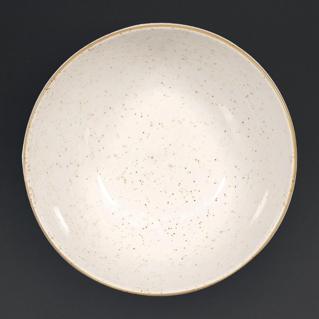 Churchill Stonecast Noodle Bowl Barley White 183mm (Pack of 6) - CY735 Bowls Churchill