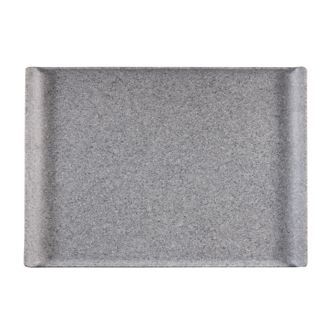 Churchill Melamine GN 1/1 Rectangular Trays Granite 530mm (Pack of 2) - CY774 Churchill