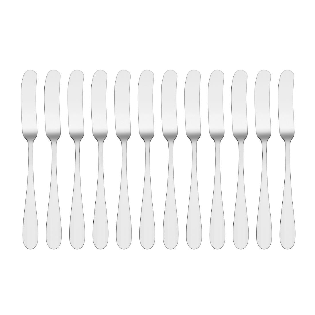 Olympia Buckingham Butter Knives (Pack of 12) - CY803 Olympia Cutlery Olympia