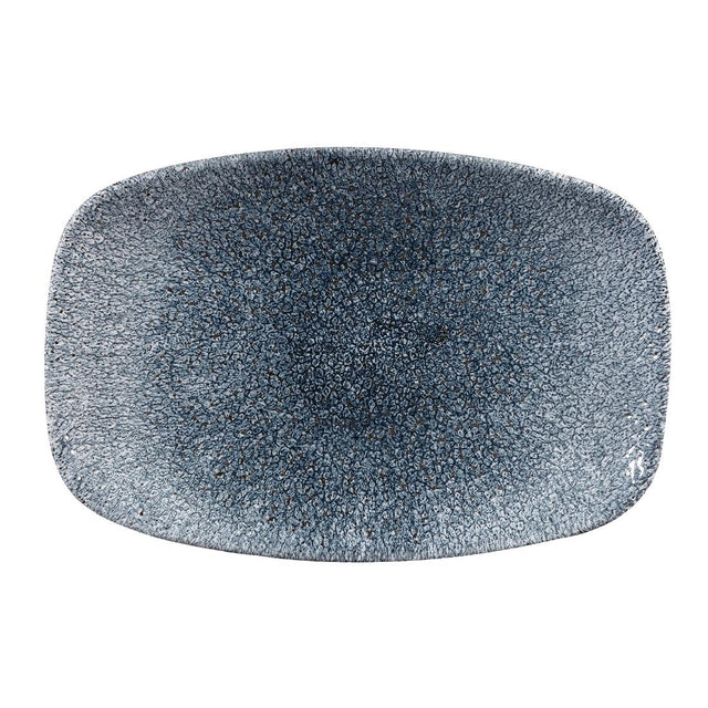 Churchill Studio Prints Raku Rectangular Plate Topaz Blue 237mm (Pack of 12) - CY903 Plates Churchill