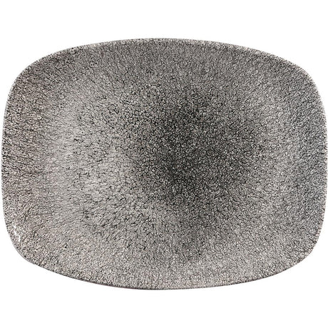 Churchill Studio Prints Raku Rectangular Plate Quartz Black 261mm (Pack of 12) - CY907 Plates Churchill