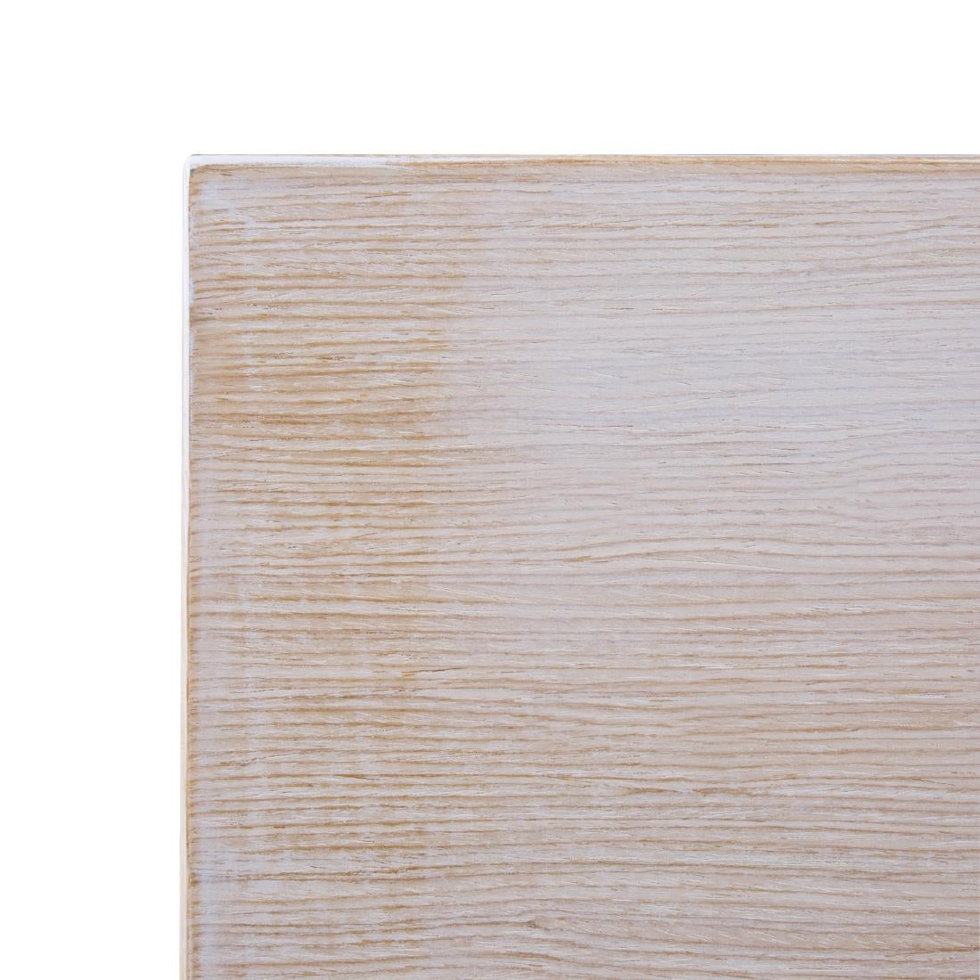Bolero Pre-drilled Square Table Top Vintage White 700mm - CY951 Wood Effect Table Tops Bolero