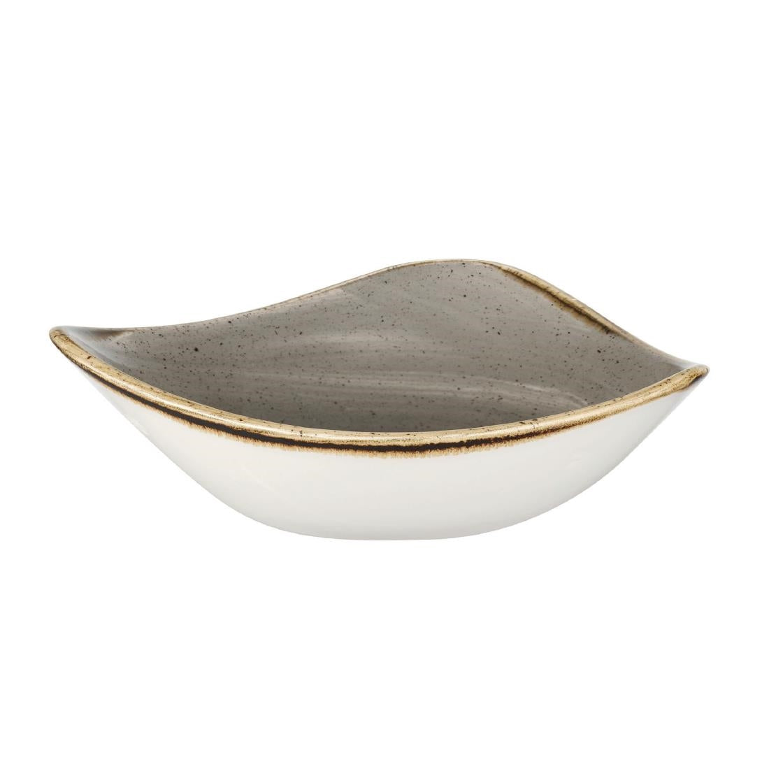 Churchill Stonecast Triangle Bowls Grey 153mm (Pack of 12) - CY963 Bowls Churchill