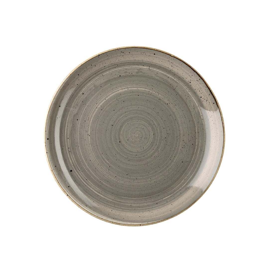 Churchill Stonecast Coupe Plates Grey 288mm (Pack of 12) - CY965 Plates Churchill