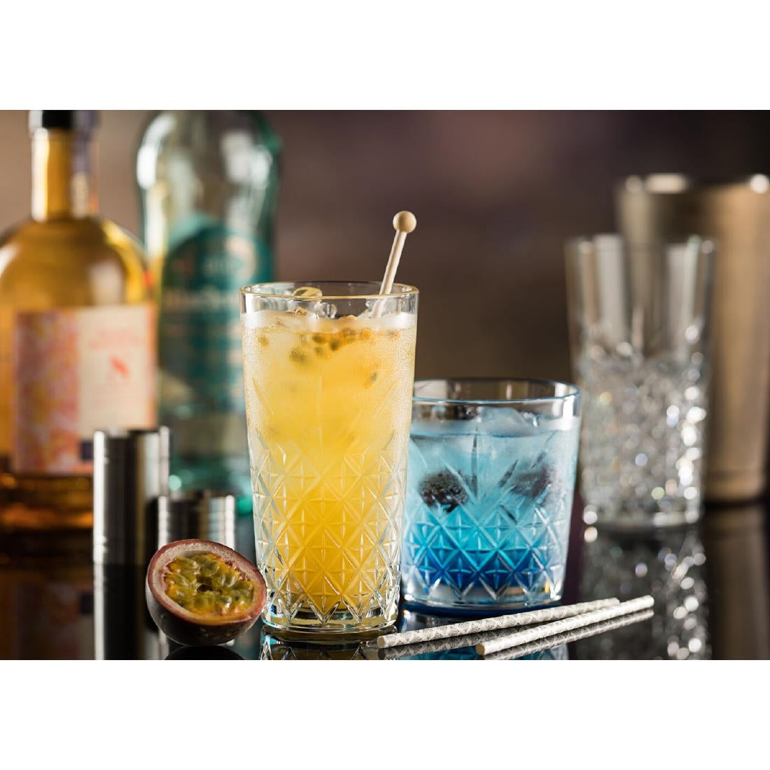 Utopia Timeless Vintage Stackable Hiball Glasses 350ml (Pack of 12) - CZ032 Arcoroc Hi Balls and Tumblers Utopia