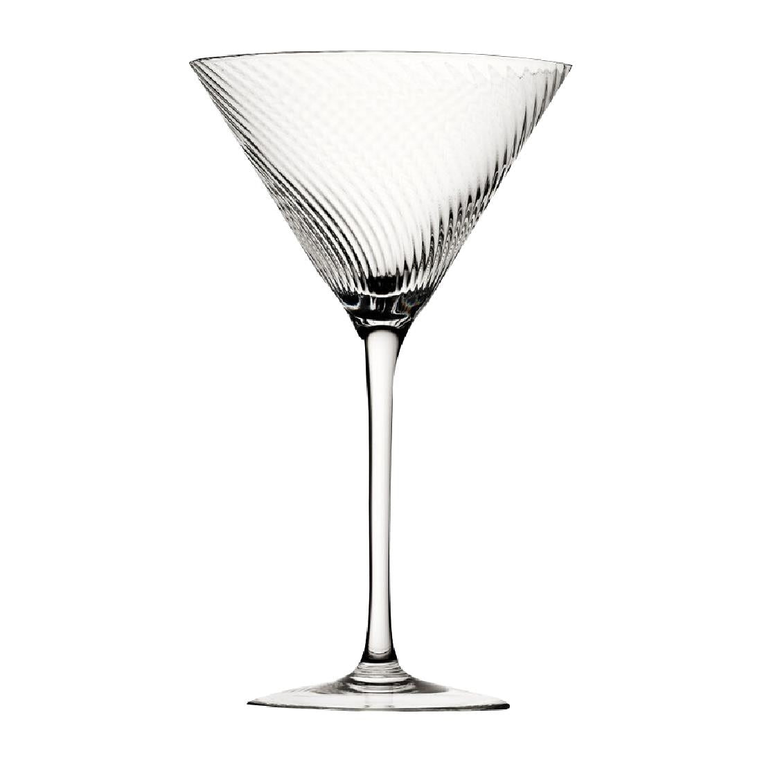 Utopia Twisted Hayworth Martini Glasses 300ml (Pack of 6) - CZ072 Cocktail Glasses Utopia