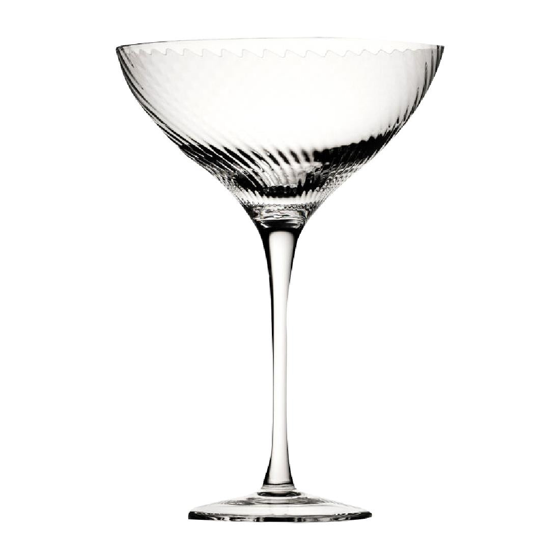Utopia Twisted Hayworth Coupe Glasses 290ml (Pack of 6) - CZ073 Cocktail Glasses Utopia