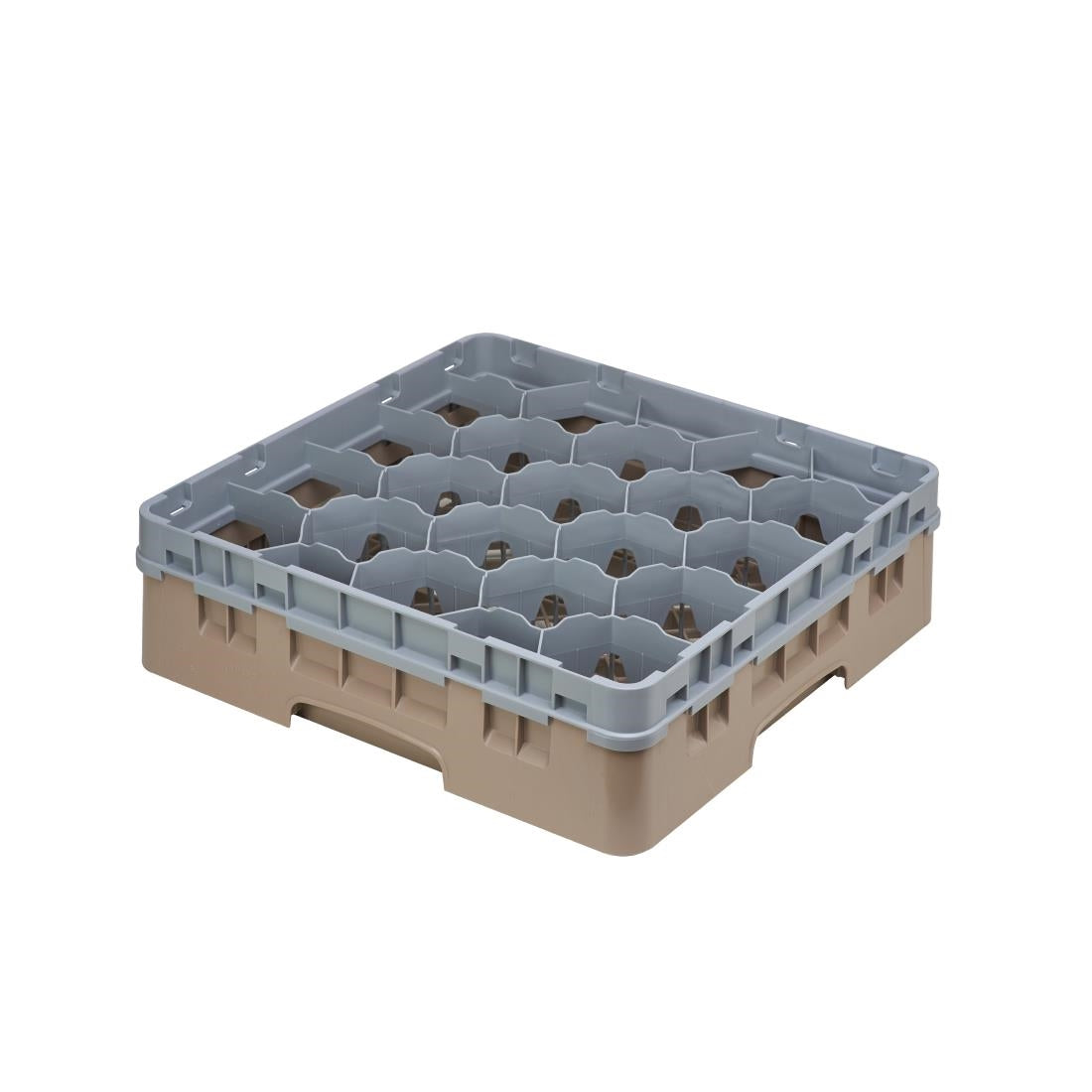 Cambro Camrack Beige 20 Compartments Max Glass Height 279mm - CZ100 Cambro