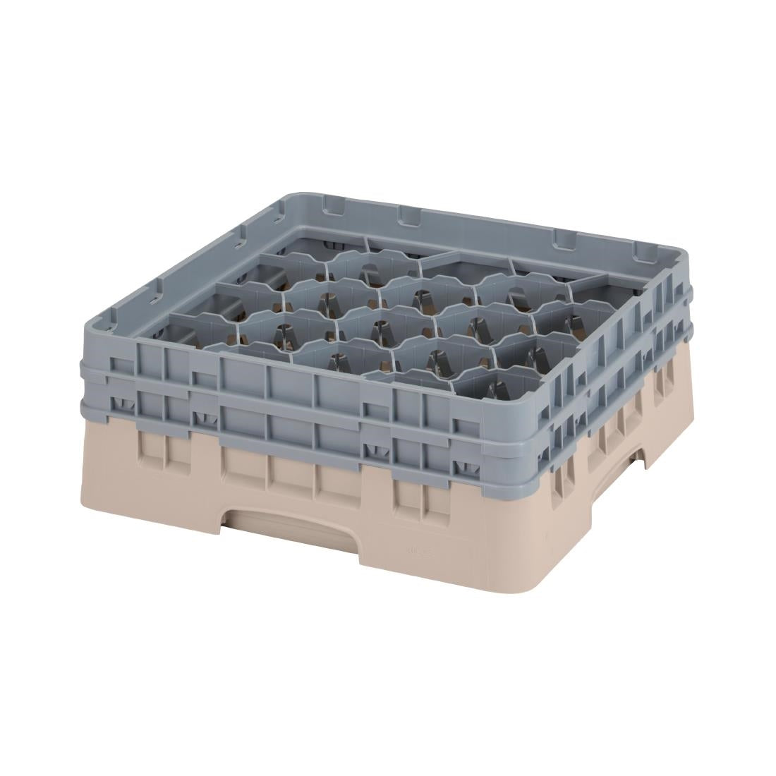 Cambro Camrack Beige 20 Compartments Max Glass Height 133mm - CZ110 Cambro