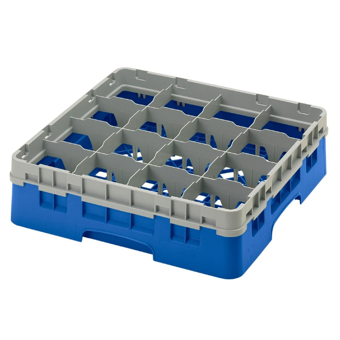 Cambro Camrack Blue 16 Compartments Max Glass Height 279mm - CZ161 Cambro