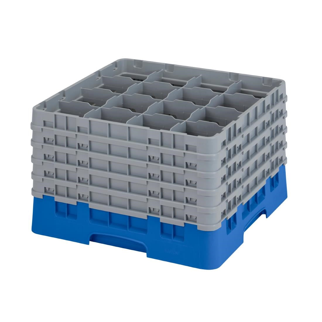 Cambro Camrack Blue 16 Compartments Max Glass Height 279mm - CZ168 Cambro