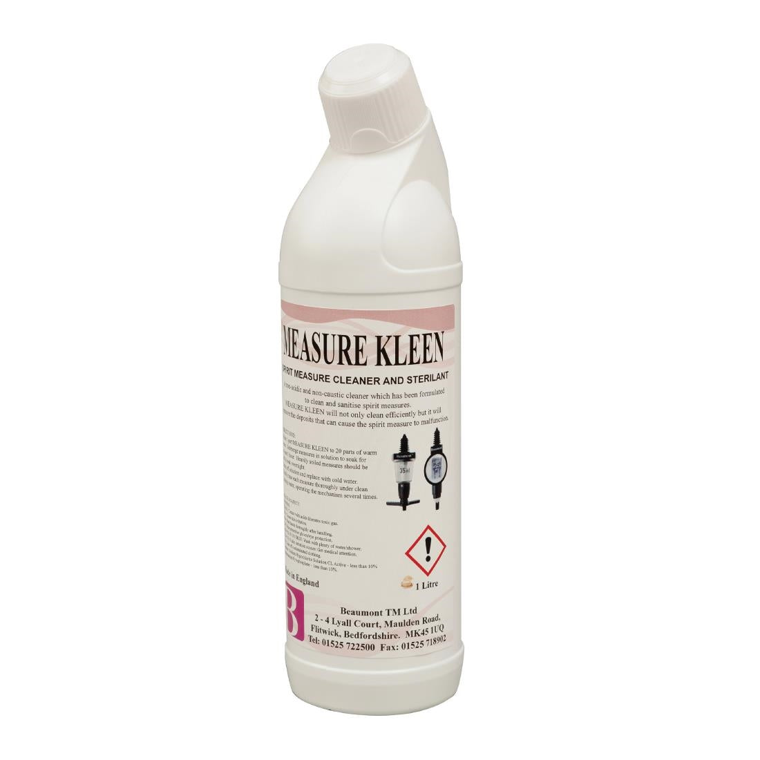 Beaumont Liquid Measure Cleaner 1Ltr (Pack of 6) - CZ300 Beaumont