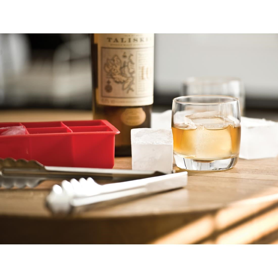 Beaumont Six Cavity Silicone Ice Cube Mould Red - CZ403 Beaumont