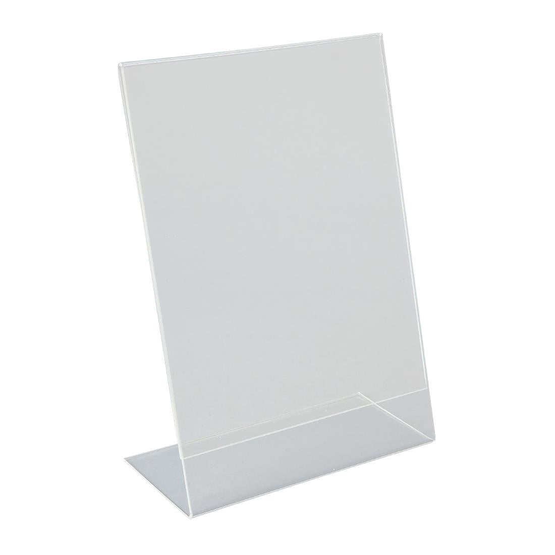 Beaumont Perspex Menu Holder Angled A5 - CZ421 Beaumont