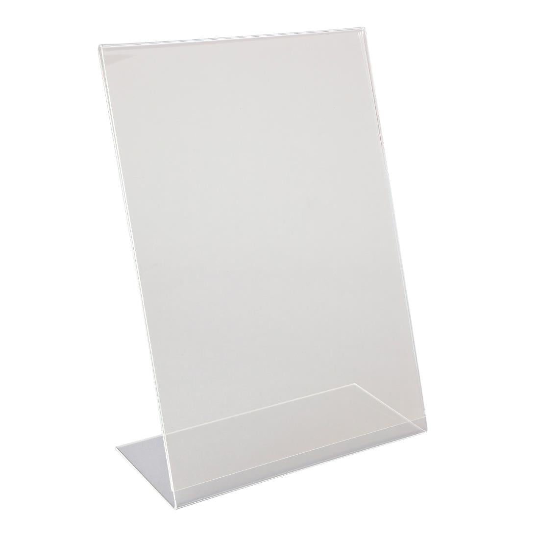 Beaumont Perspex Menu Holder Angled A4 - CZ423 Beaumont