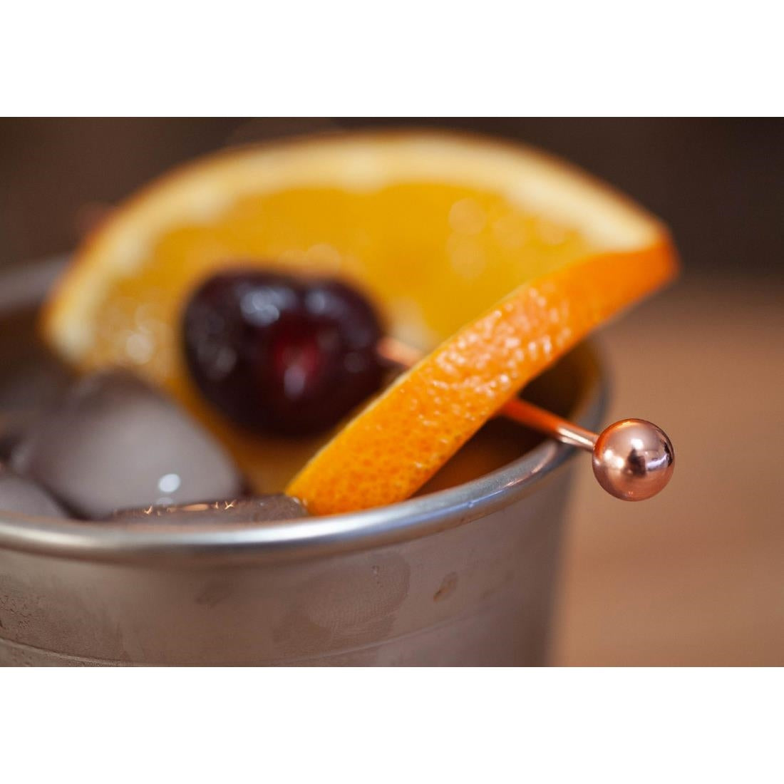 Beaumont Ball Garnish Pick Copper Plated (Pack of 10) - CZ588 Beaumont