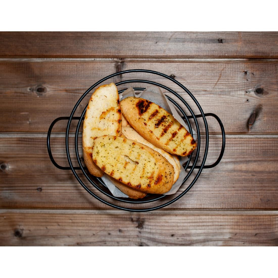 Beaumont Bread Basket With Handles 203mm - CZ646 Beaumont