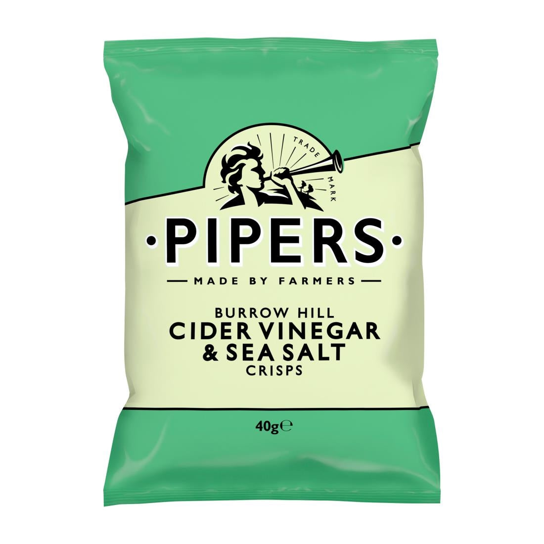 Pipers Burrow Hill Cider Vinegar & Sea Salt 40g (Pack of 24) - CZ702 Pipers