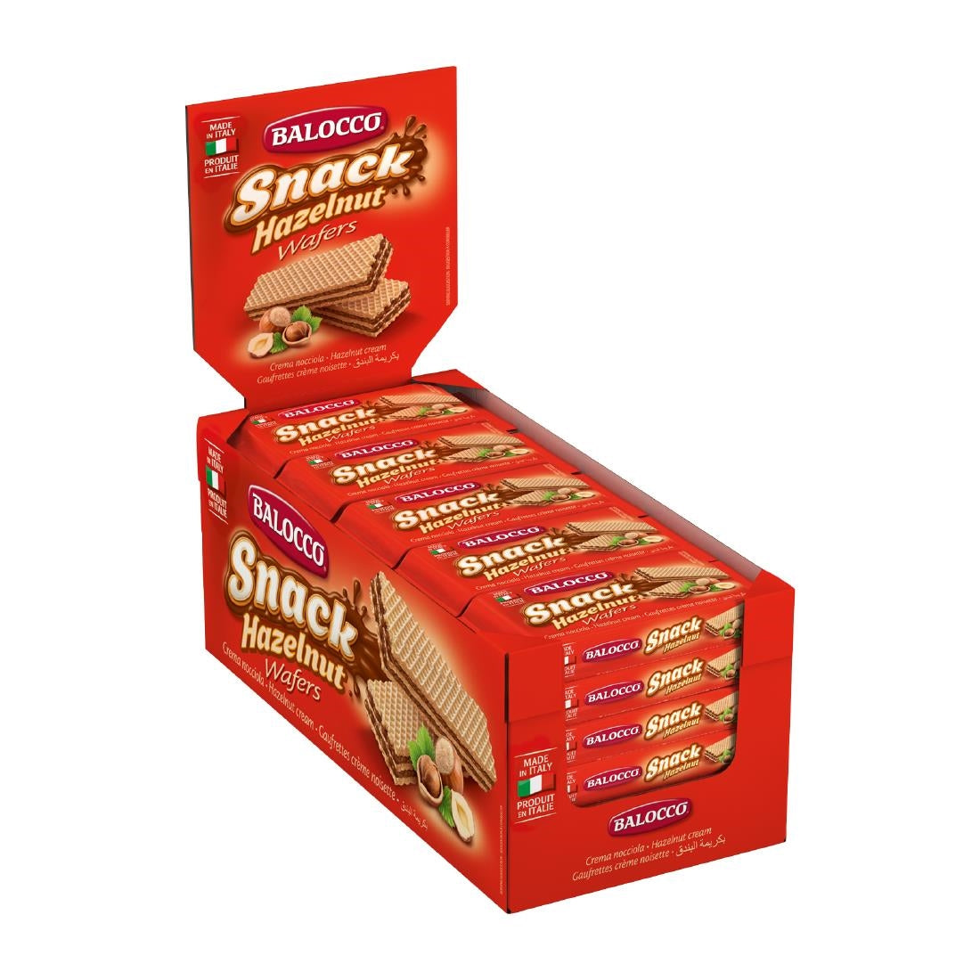 Balocco Snack Wafers Hazelnut 30x45g - CZ724 Balocco
