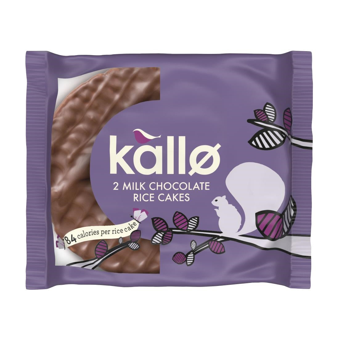 Kallo Milk Chocolate Topped Rice Cakes Portion Pack (Pack 30) - CZ734 Kallo