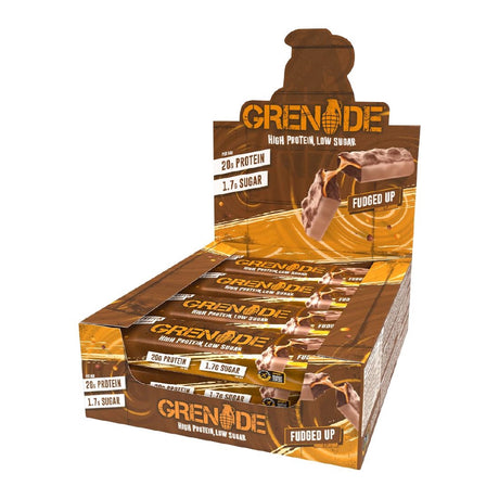 Grenade Protein Bar Fudged Up 60g (Pack of 12) - CZ777  Grenade