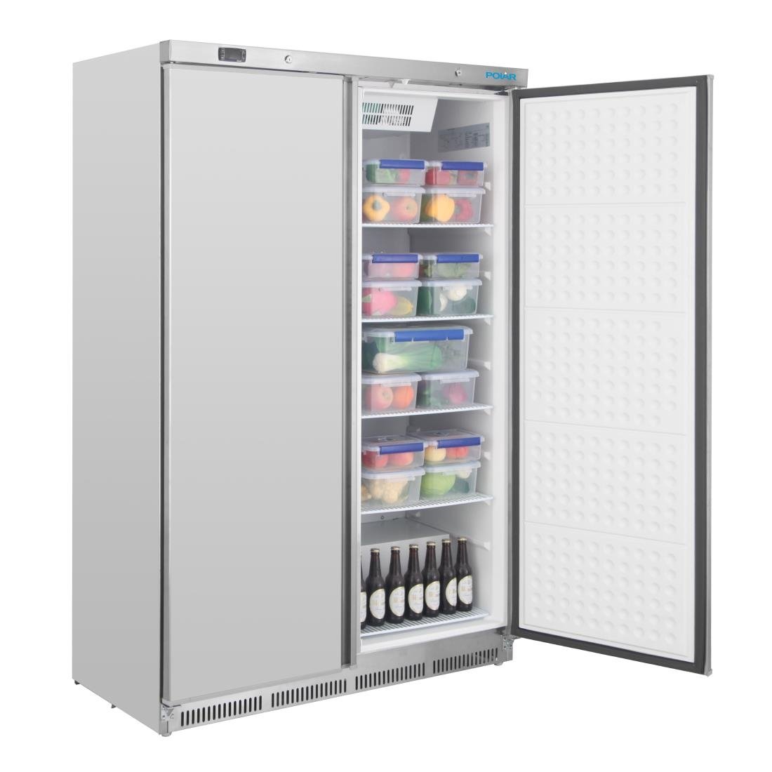 Polar C-Series Double Door Fridge Stainless Steel - CZ783 Polar