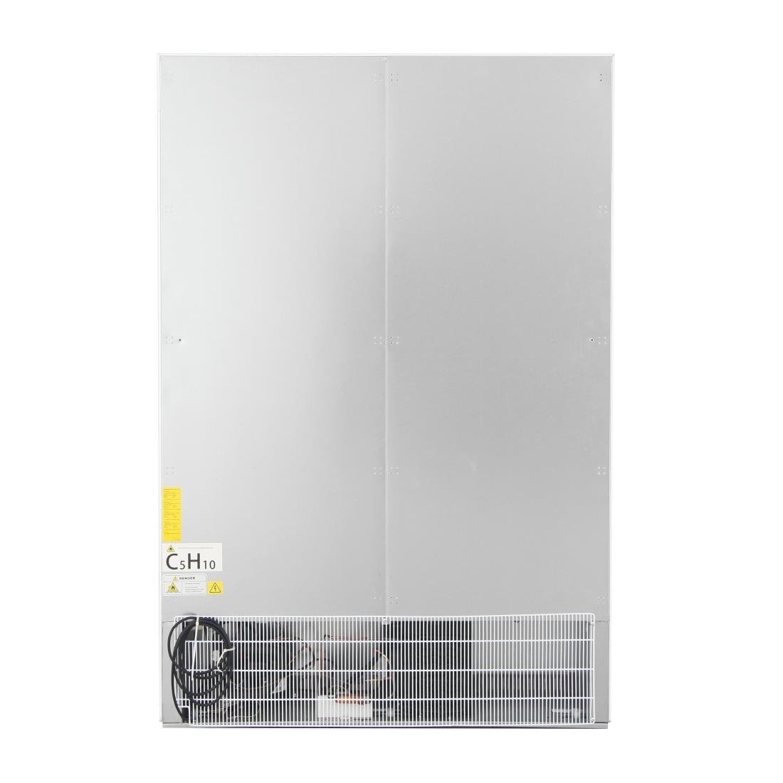 Polar C-Series Double Door Fridge Stainless Steel - CZ783 Polar