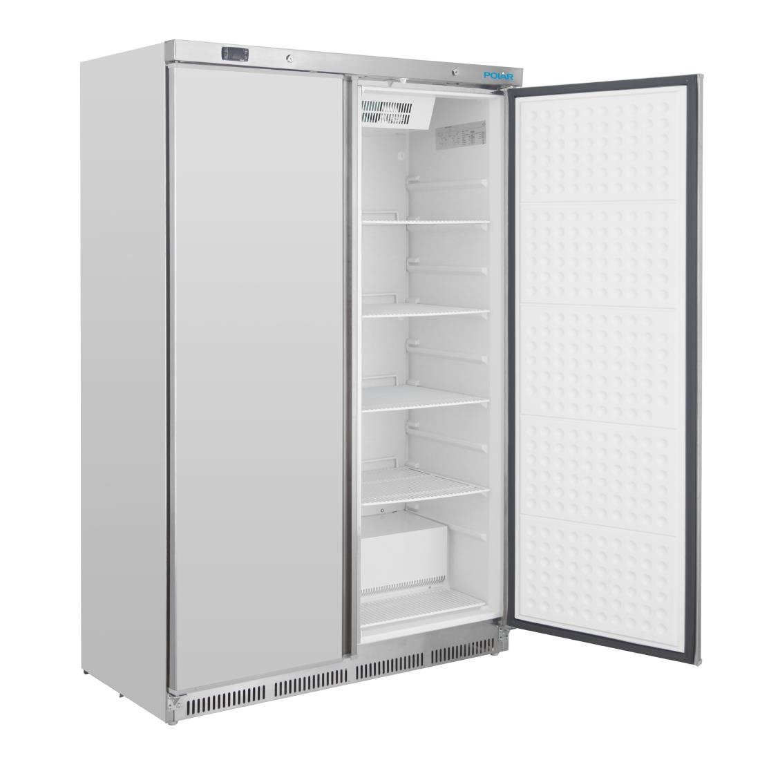 Polar C-Series Double Door Freezer Stainless Steel - CZ784 Polar