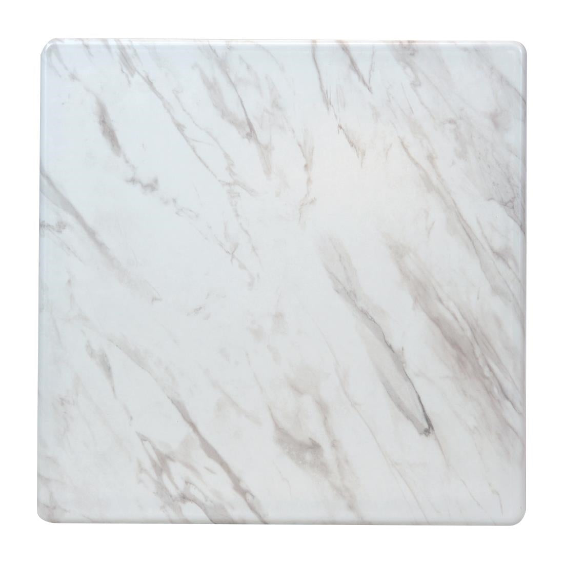 Square Laminate Table Top Marble 700mm - CZ850 Stone Effect Table Tops Everyday