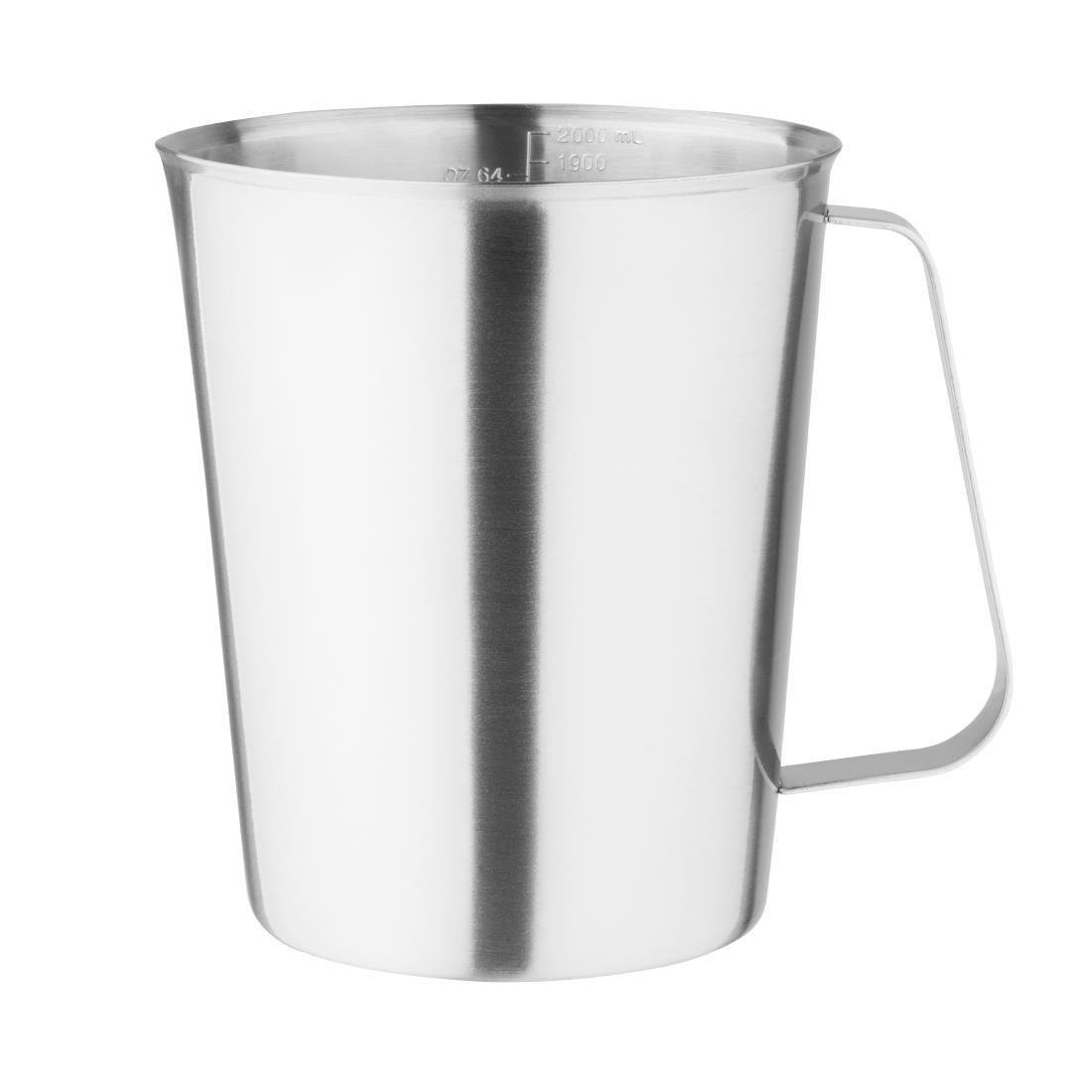 Vogue Stainless Steel Measuring Jug 2ltr - CZ858 Vogue