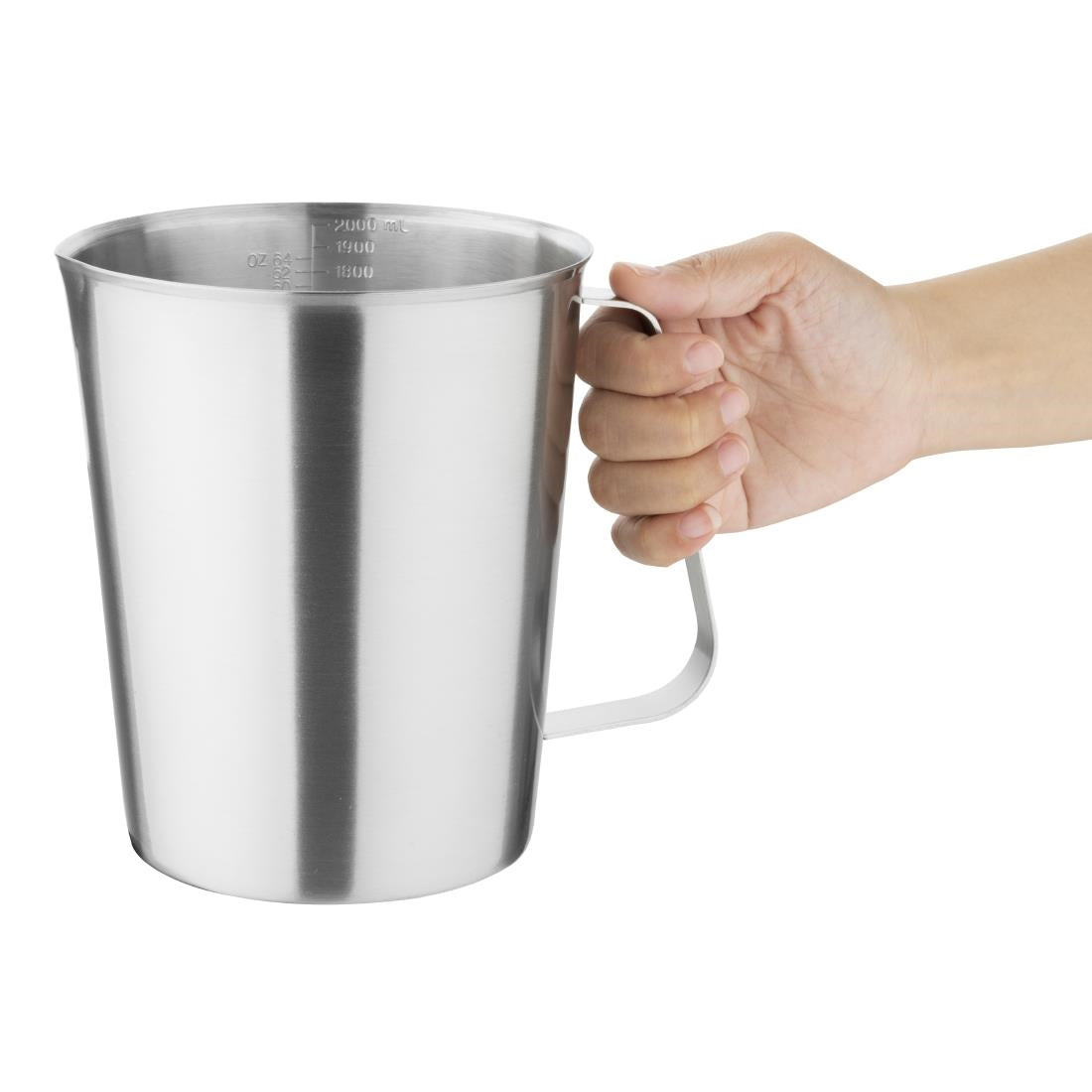 Vogue Stainless Steel Measuring Jug 2ltr - CZ858 Vogue