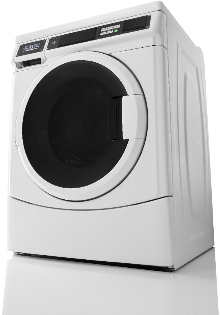 Maytag 10.5Kg American Style Front Loader Commercial Washing Machine | MHN33PRTGW Commercial Washing Machines Maytag