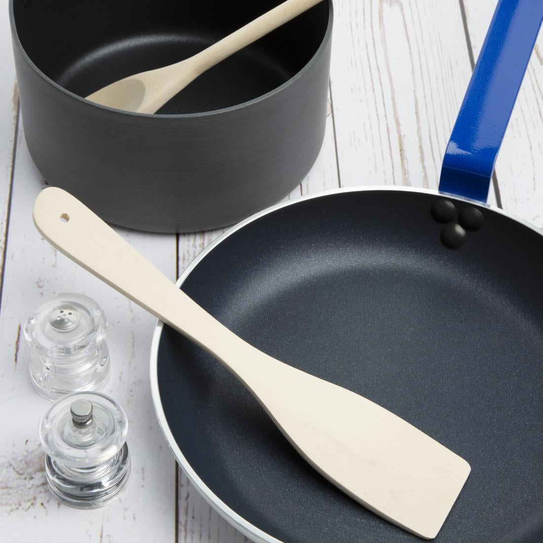 Vogue Wooden Spatula 12" - D044 Vogue