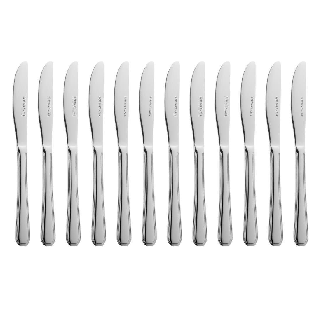 Olympia Monaco Table Knife (Pack of 12) - D060 Table Knives Olympia